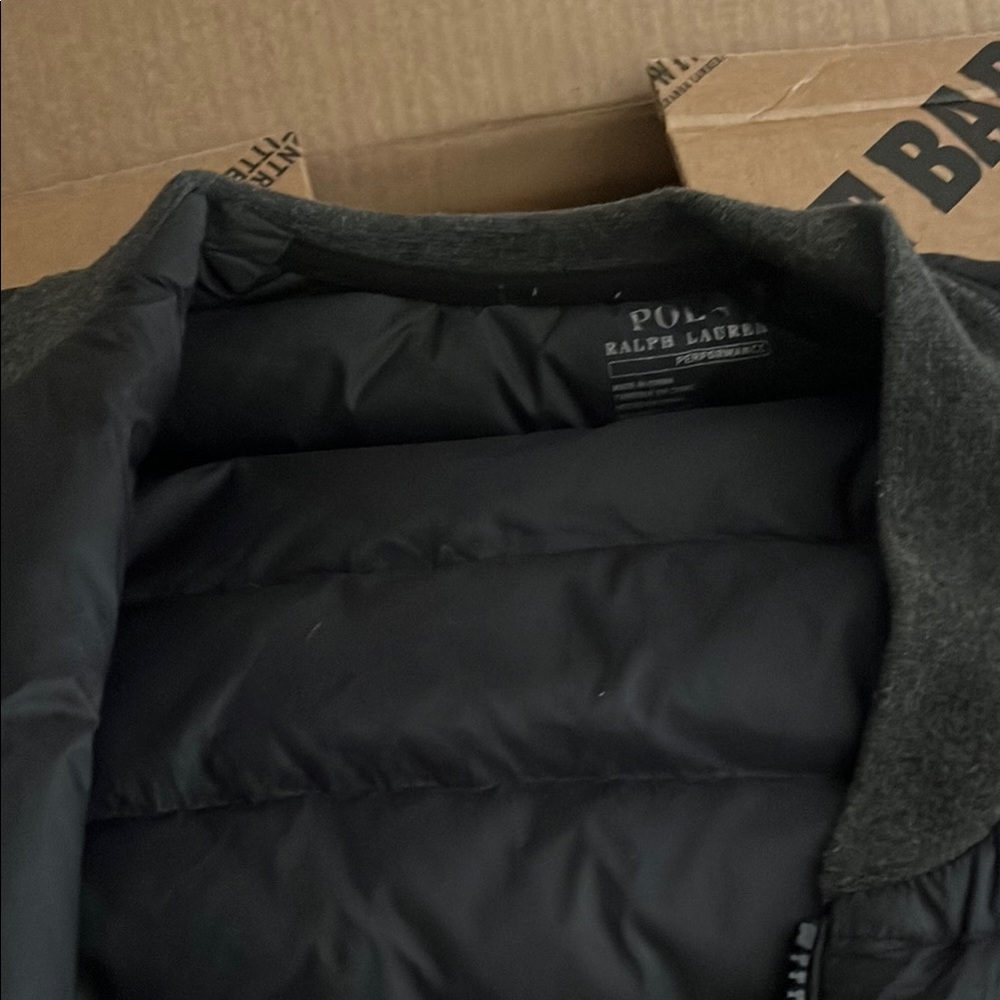 Polo by Ralph Lauren Men's Black Puffer Jacket like new